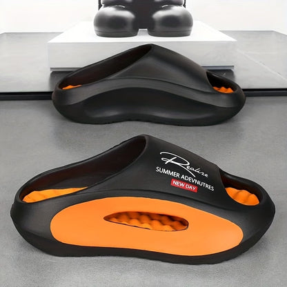 Men’s Thick-Sole Non-Slip Cloud Comfort Slide Sandals