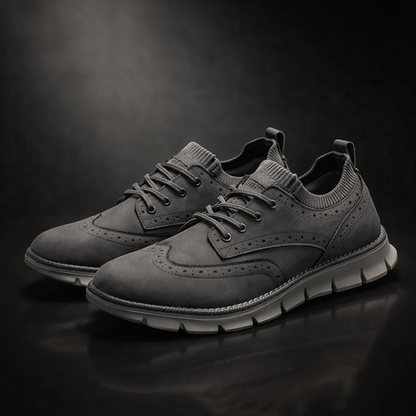 Men's Orthopedic Casual Ultra Comfortable Lightweight Genuine Vegan Leather Shoes