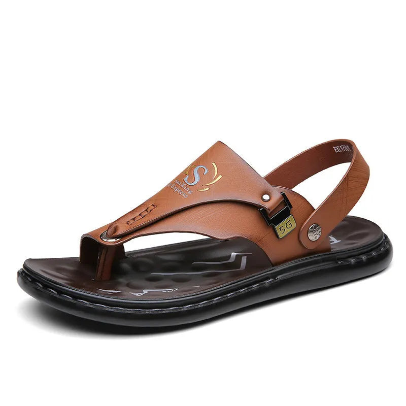 Men’s 2-Way Summer Sandals – Convertible Slides with Adjustable Backstrap