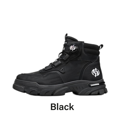 Men's outdoor swivel buckle work shoes(Waterproof, Anti-slip, Comfortable and Breathable)