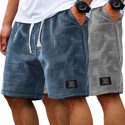 Men's 2-Pack Waffle Casual Shorts