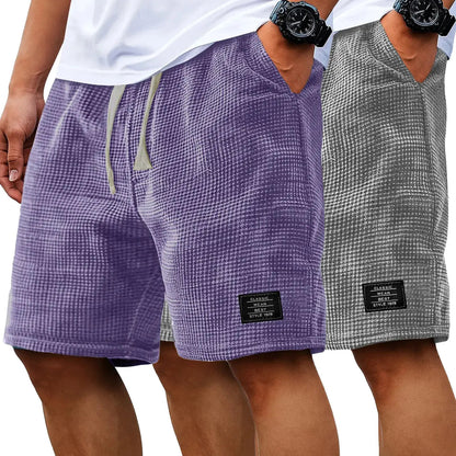 Men's 2-Pack Waffle Casual Shorts