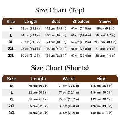 Men's Casual Solid Color Two-Piece Shorts Set