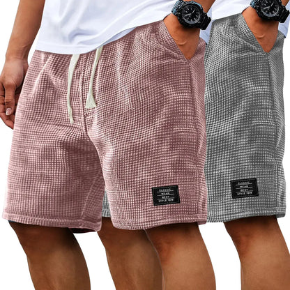 Men's 2-Pack Waffle Casual Shorts