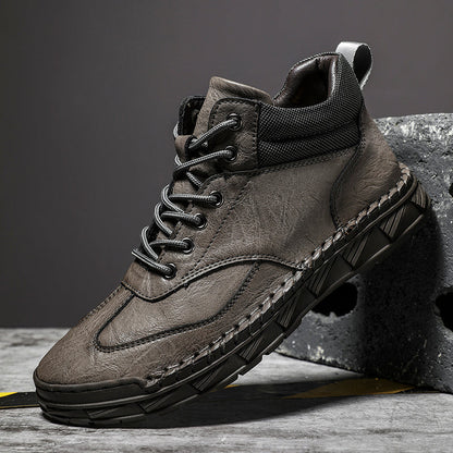 Men's Handmade Leather Boots Motorcycle Boots