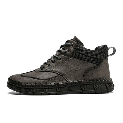Men's Handmade Leather Boots Motorcycle Boots