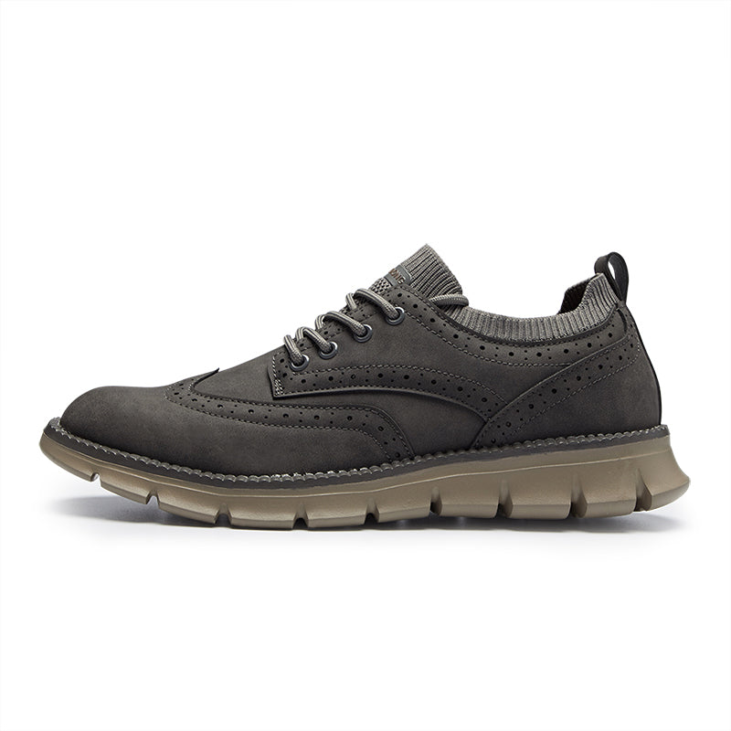 Men's Orthopedic Casual Ultra Comfortable Lightweight Genuine Vegan Leather Shoes