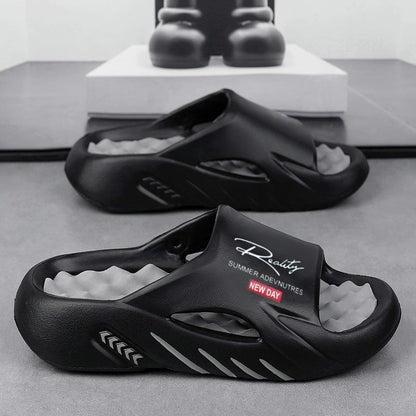 Men’s Thick-Sole Non-Slip Cloud Comfort Slide Sandals