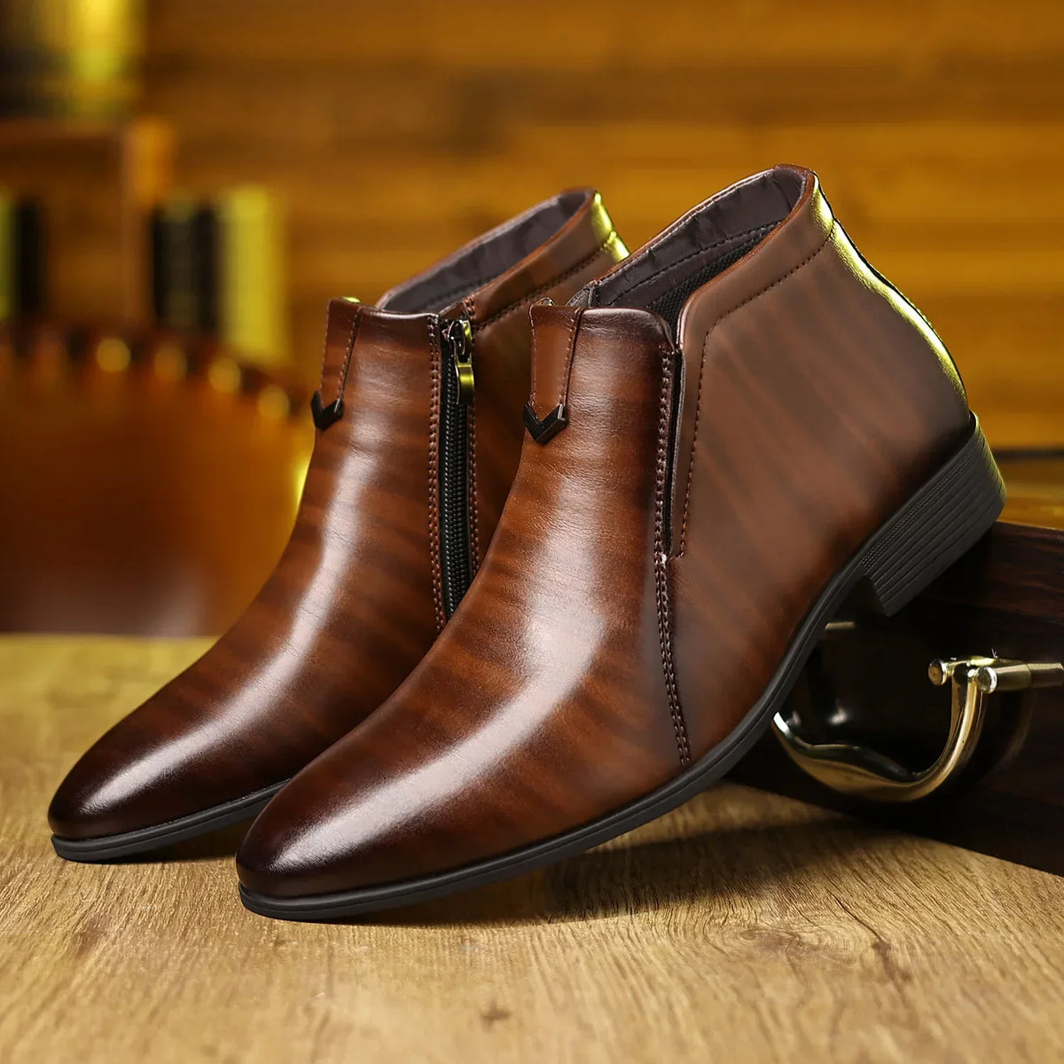 Antonio Marcelli Leather Boots