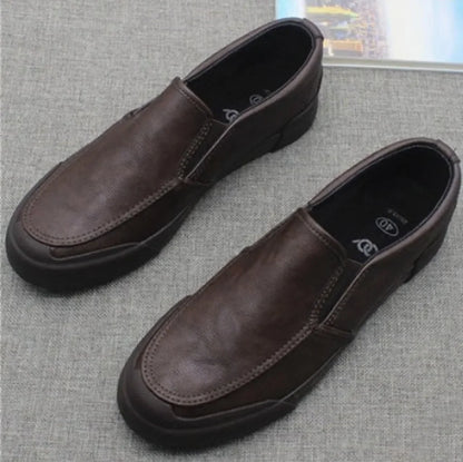 David Leather Slip-Ons