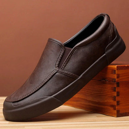 David Leather Slip-Ons