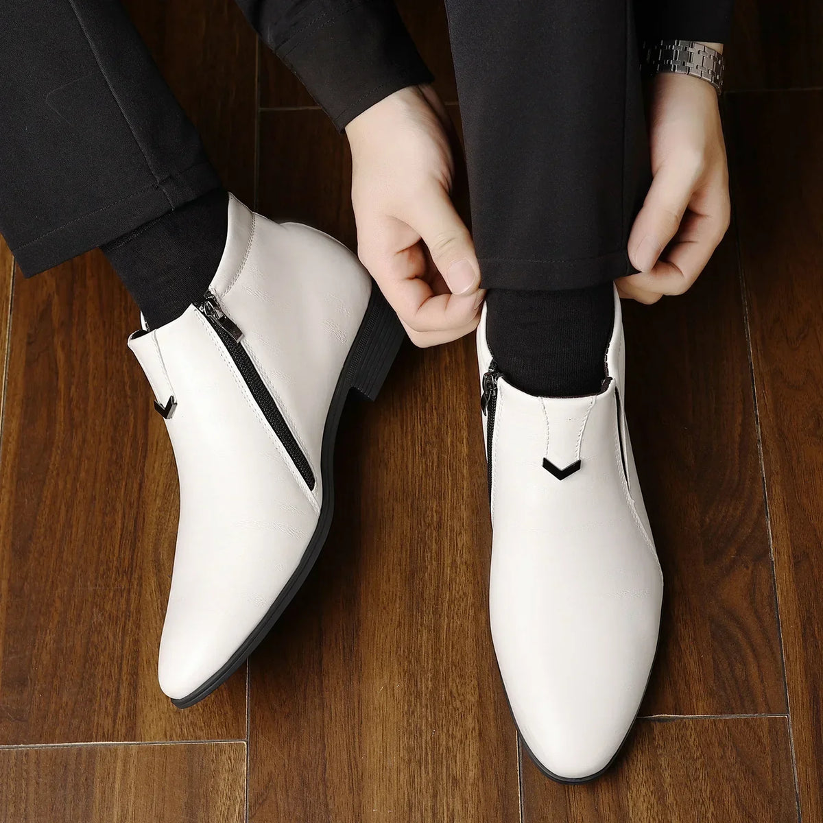 Antonio Marcelli Leather Boots