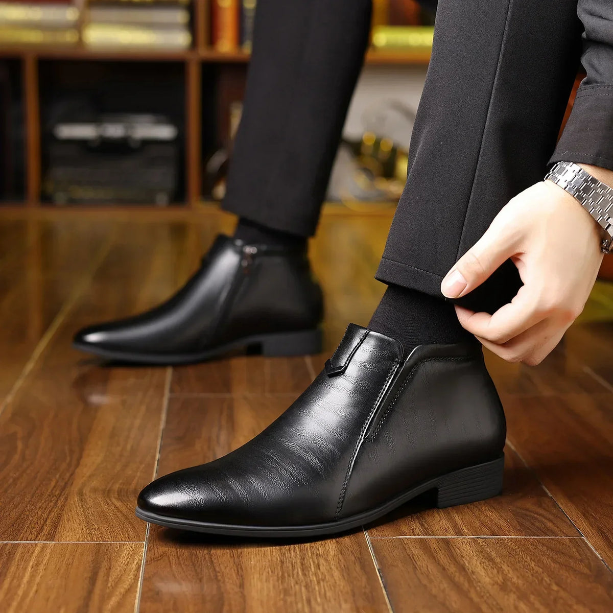 Antonio Marcelli Leather Boots