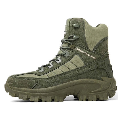 Men's Combat Boots Orthopedic Support Hiking Boots Waterproof Anti-Puncture Work Boots