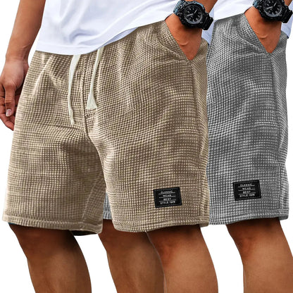 Men's 2-Pack Waffle Casual Shorts