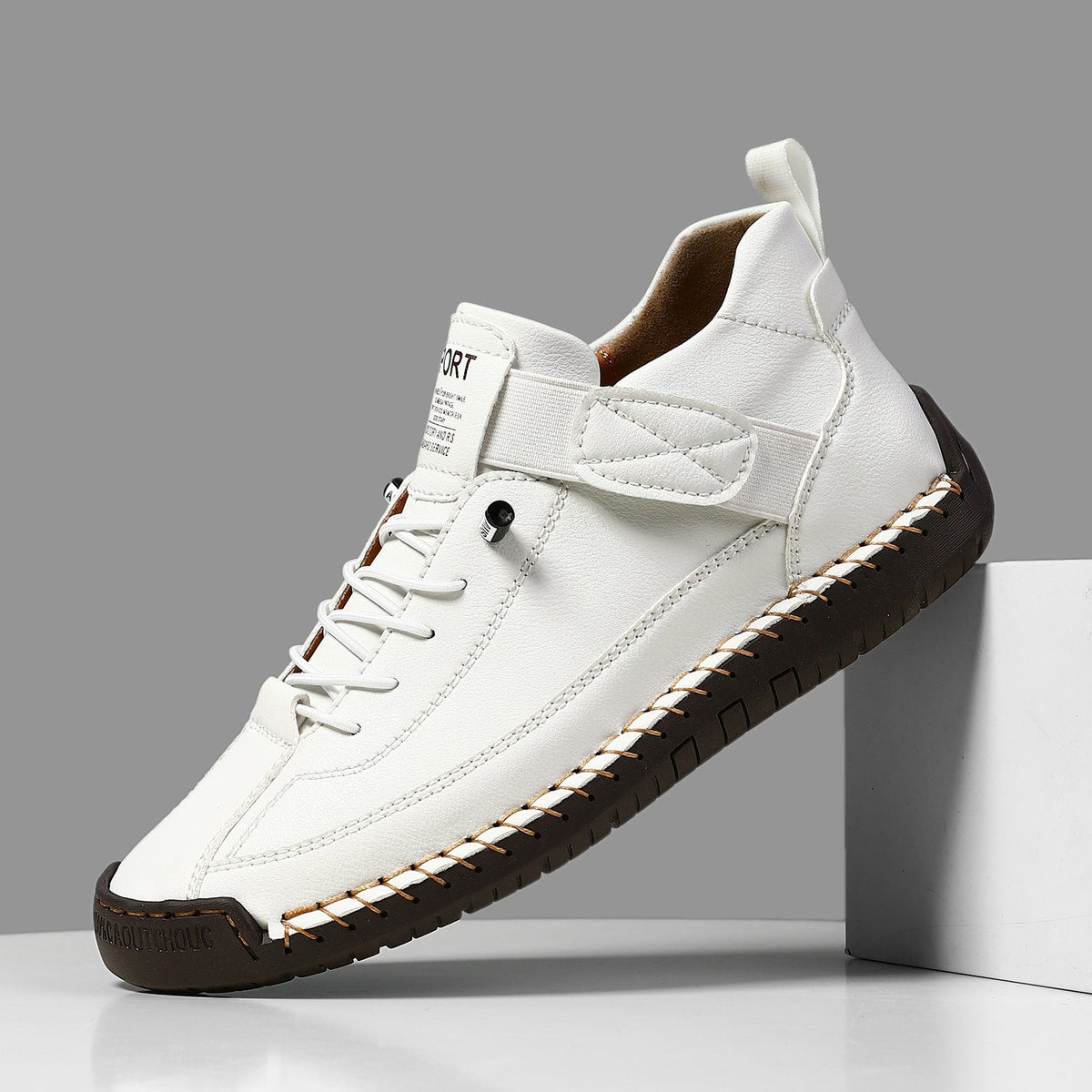 Men's Handmade Leather Orthopedic Comfy Shoes